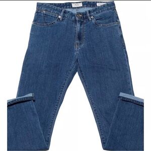 PT05 "Swing" Indigo Blue Cotton-Polyester Stretch Superslim Jeans US 30